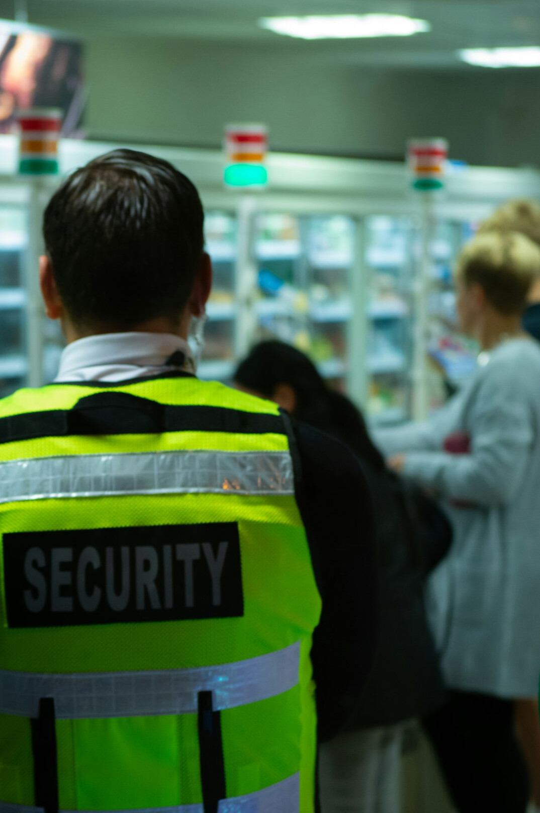 supermarket security team
