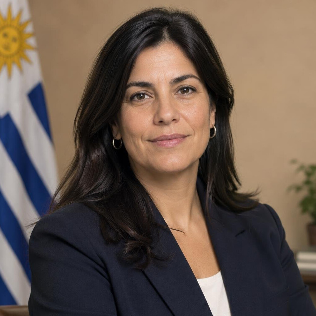 Studio portrait of a Hispanic woman editor in her 40s